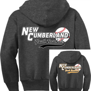Heather Gray Zip Up Hoodie Youth