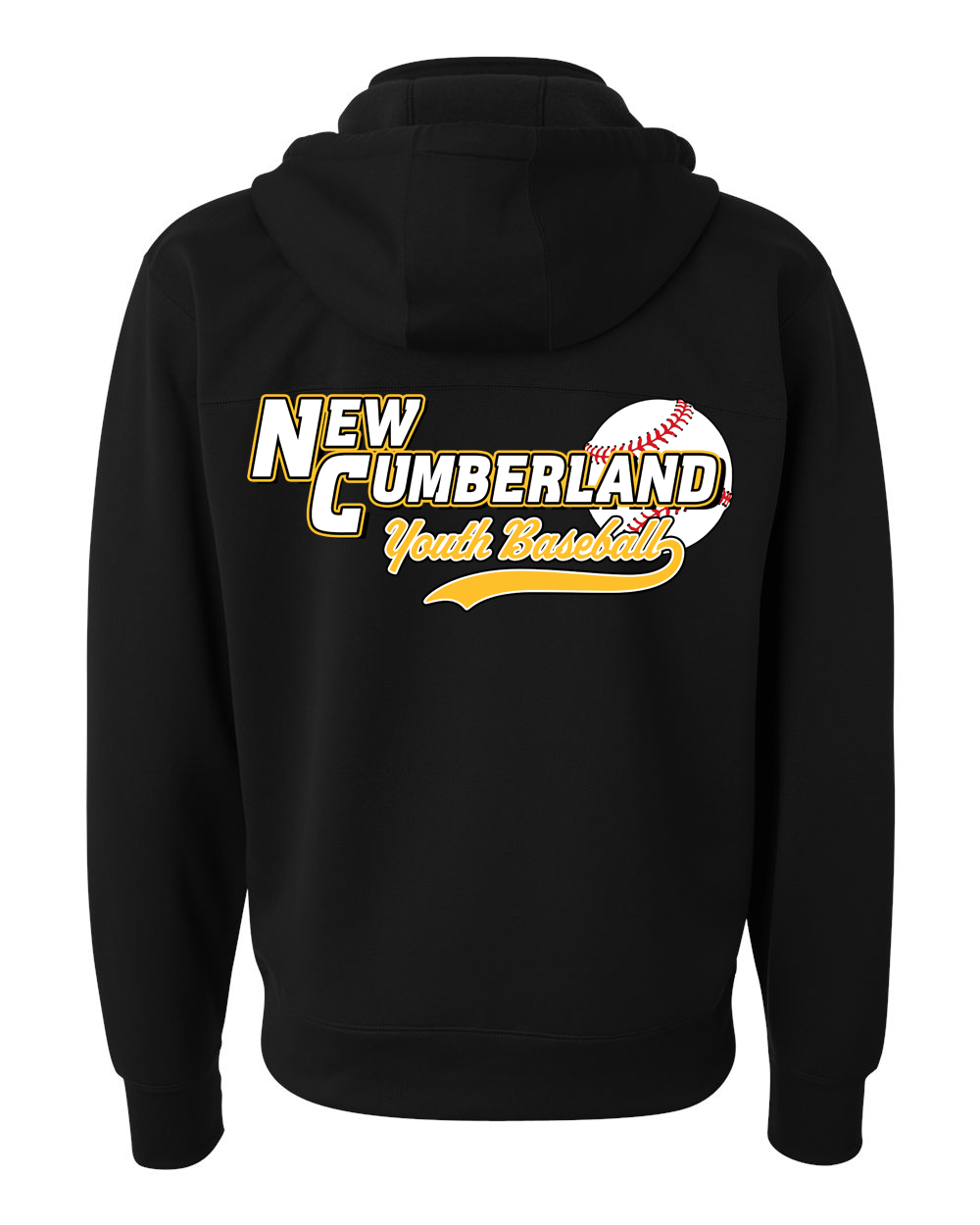 Unisex Hi-Tech Zip Up Hoodie with Front Pocket Logo Back Logo