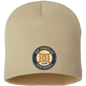 80th Anniversary 8" knit beanie